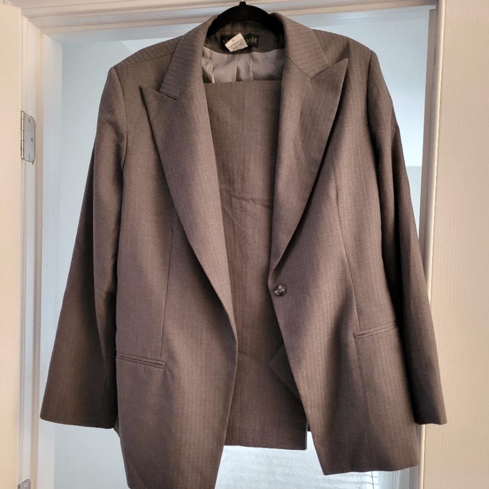 2 piece pants suit